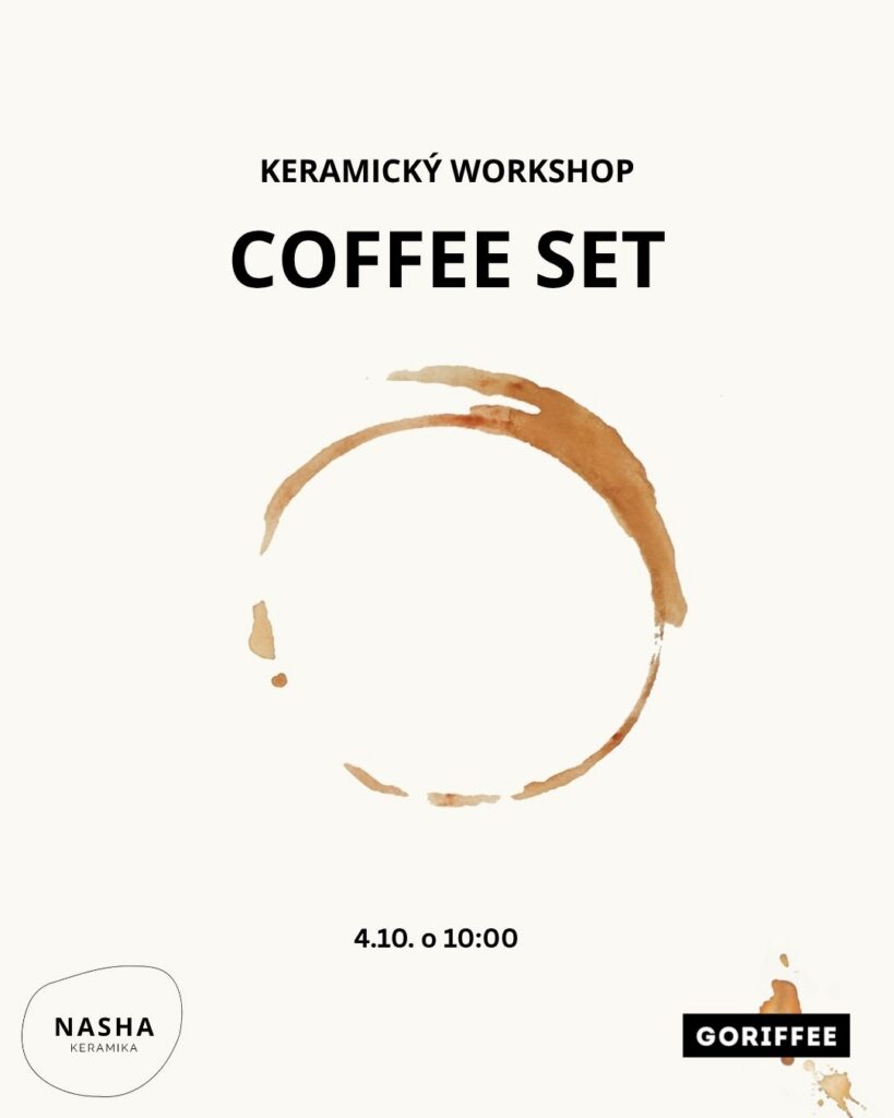 keramický workshop coffee set workshop v keramickom štúdiu NASHA KERAMIKA v Bratislave