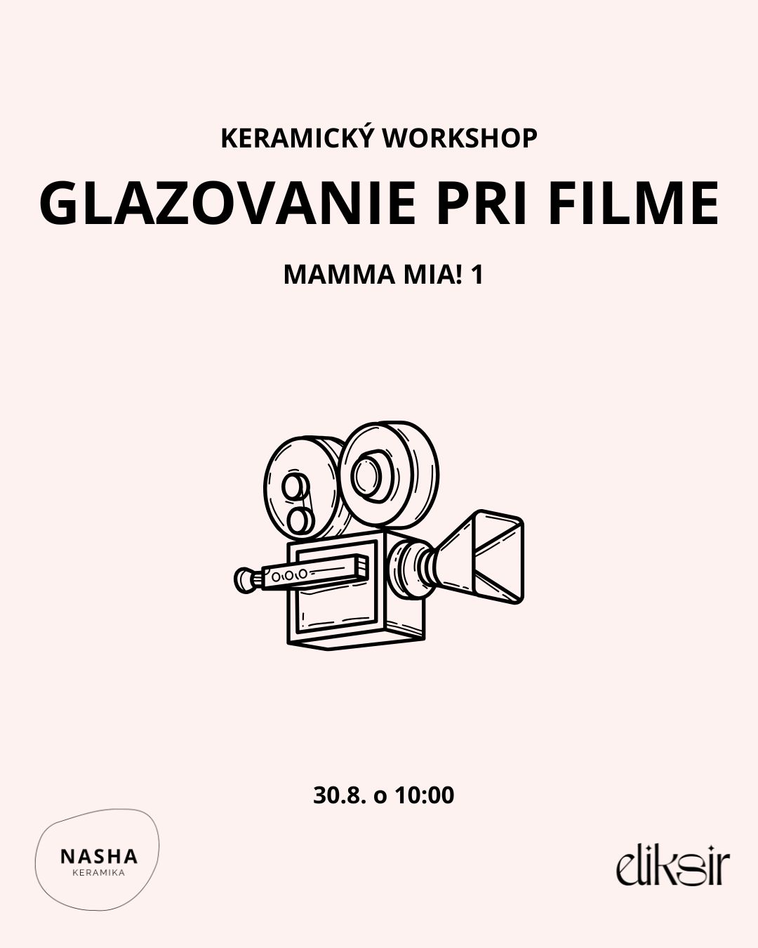 glazovanie pri filme na keramickom workshope v štúdiu NASHA KERAMIKA