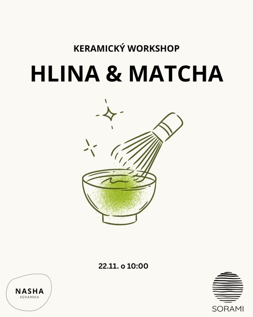 keramický workshop HLINA & MATCHA