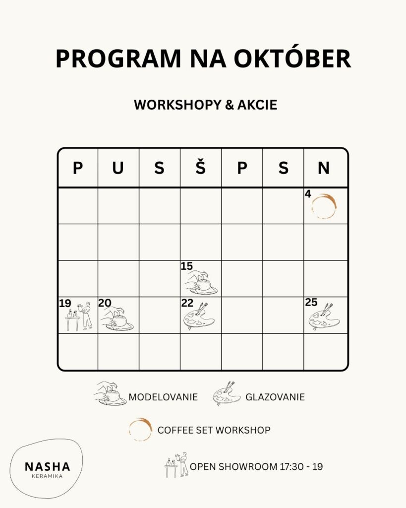 keramické workshopy bratuslava oktober
